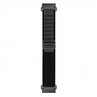 Нейлоновий ремінець для годинника Garmin QuickFit 26 мм Fenix 8 51 мм / 7X / 6X / Enduro / Tactix, чорно-сірий