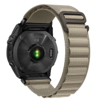 Нейлоновий ремінець для годинника Garmin QuickFit 26 мм Fenix 8 51 мм / 7X / 6X / Enduro / Tactix, оливковий