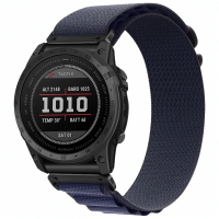 Нейлоновий ремінець для годинника Garmin QuickFit 22 мм Fenix 8 47 мм / 7 / 6 / 5 / Forerunner / Epix, синій