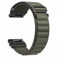 Нейлоновый ремешок для часов Garmin QuickFit 22 мм Fenix 8 47 мм / 7 / 6 / 5 / Forerunner / Epix, зеленый