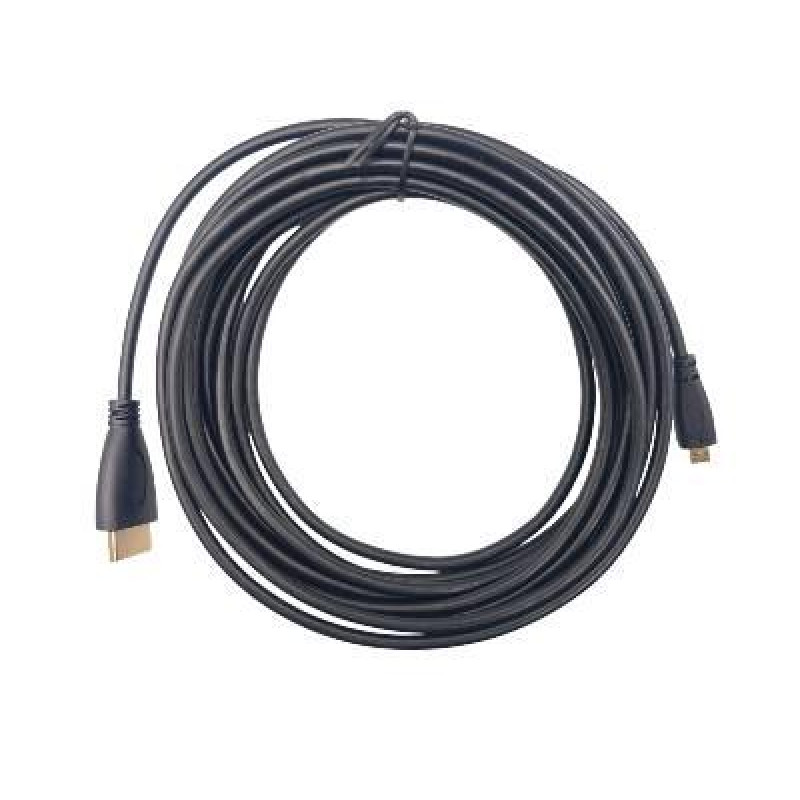 Кабель HDMI - Micro HDMI / 5 метров / Черный