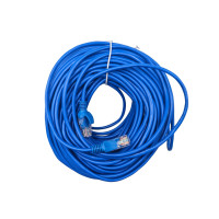 Кабель патч-корд LAN - LAN (RJ45)  для інтернету / 50 метрів / Синій