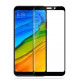 Загартоване захисне скло на Xiaomi Redmi 5 Чорне Повне покриття