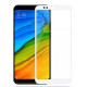 Загартоване захисне скло на Xiaomi Redmi 5 Біле Повне покриття