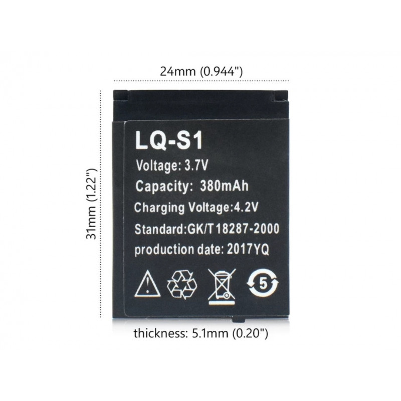 Акумулятор LQ-S1 для розумного годинника GT08