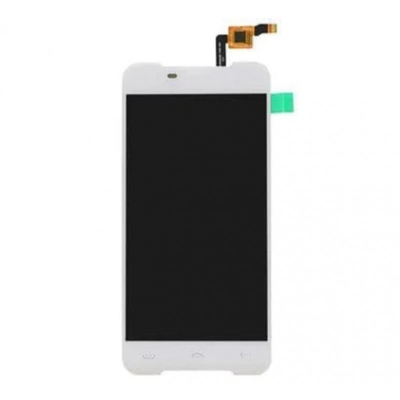 LCD з тачскріном і рамкою (модуль) для смартфона Homtom HT37 / Білий