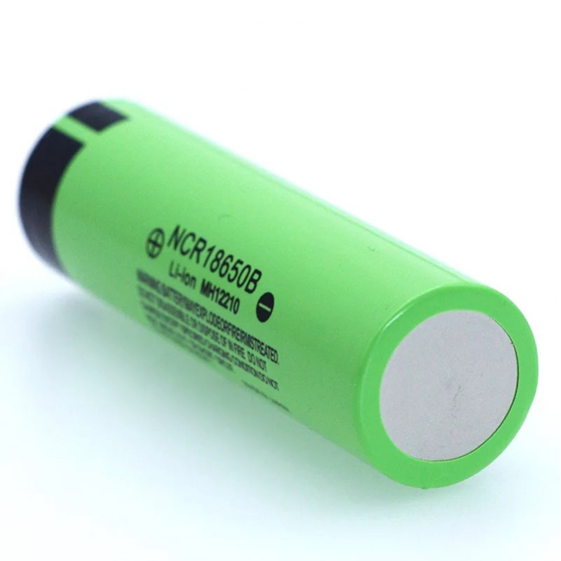 Акумулятор LiitoKala NCR18650B 3400 mAh Li-ion (плоский плюсовий контакт)