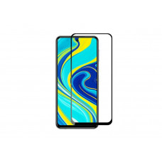Загартоване захисне скло на Xiaomi Redmi Note 9 Pro з Чорною рамкою