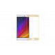 Загартоване захисне скло на Xiaomi Mi 5S з Золотою рамкою