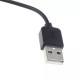 Магнітний USB кабель для смарт-годинників на 2 конектора (2.84 мм) 80 см. Чорний