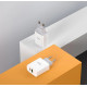 Блок живлення hoco. C80A Швидка зарядка Quick Charge 3.0 USB 18W + Type C 20W Білий