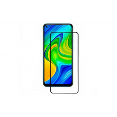 Загартоване захисне скло на Xiaomi Redmi 10X / Чорна рамка