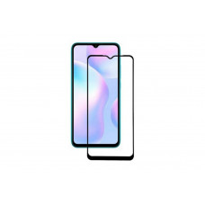 Загартоване захисне скло на Xiaomi Poco C3  Чорна рамка