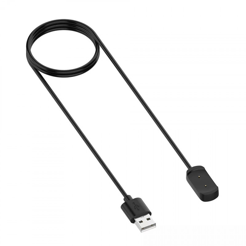 Магнітний USB кабель на смарт-годинник Amazfit GTR 42 mm / Amazfit GTR 47 mm 100 см. Чорний