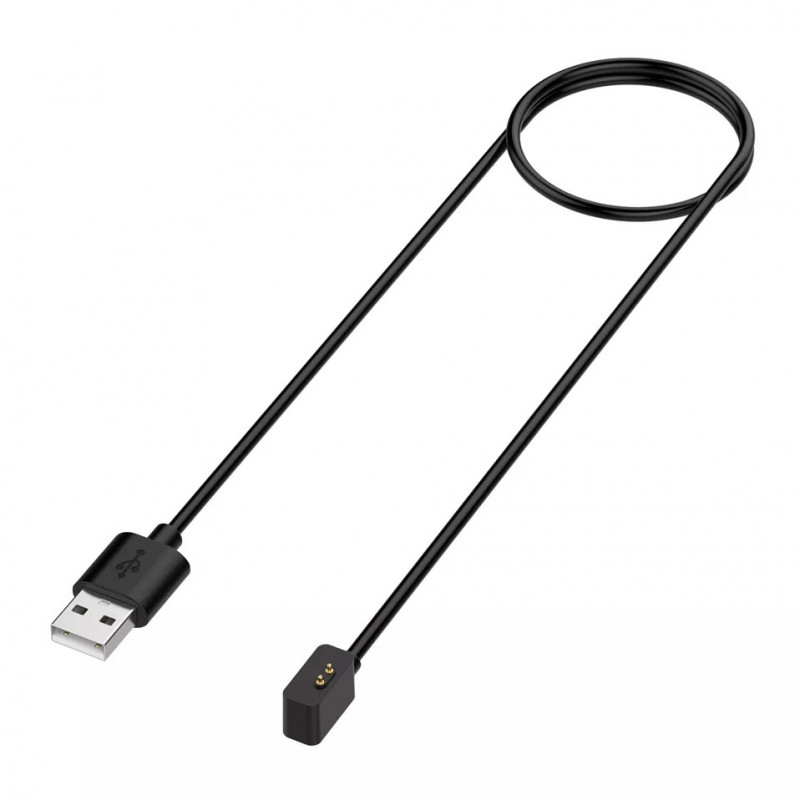 Магнітний USB кабель на смарт-годинник Xiaomi Redmi Watch 2 Lite  50 см. Чорний