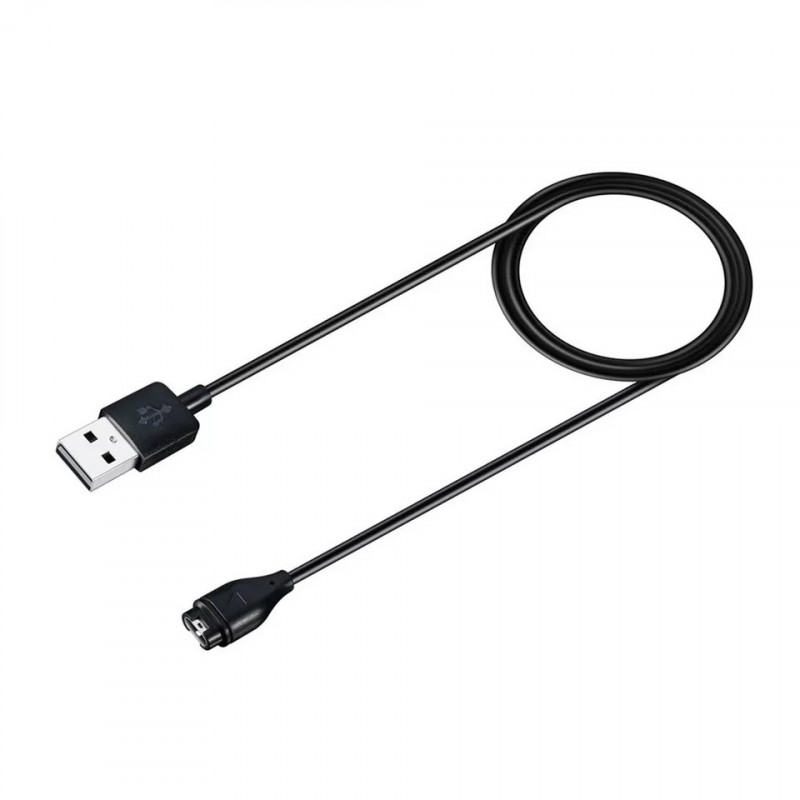 Зарядний USB кабель на розумний годинник Garmin Forerunner 935 / Garmin Quanix 5  100 см. Чорний