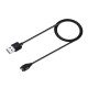 Зарядний USB кабель на розумний годинник Garmin Forerunner 935 / Garmin Quanix 5  100 см. Чорний